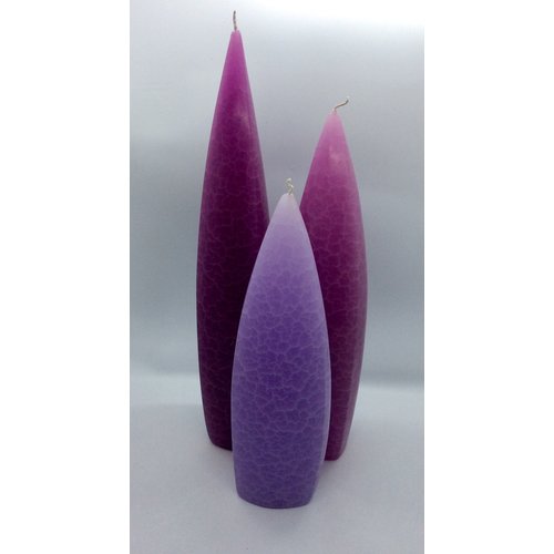 Barrick Design Candle Asymetrical Crackle Lilac Barrick Design Candle Asymetrical Crackle Lilac