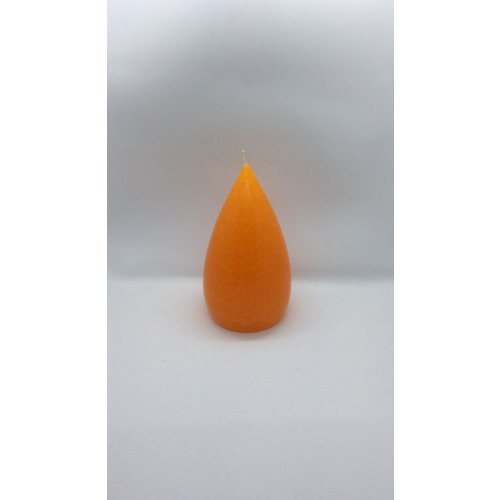 Barrick Design Candle Stout Crackle Tangerine
