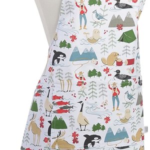 Now Designs Apron with Prints True North