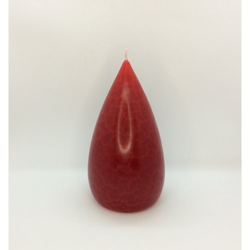 Barrick Design Candle Stout Crackle Red