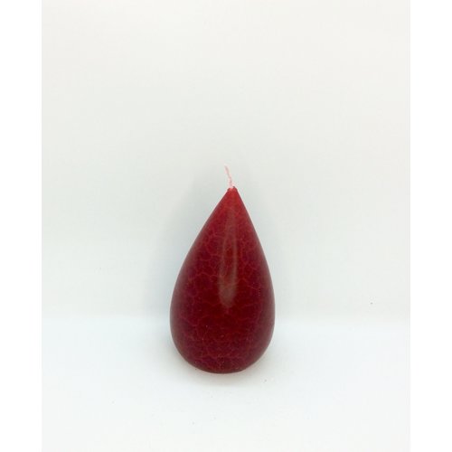 Barrick Design Candle Stout Crackle Berry Red