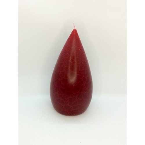 Barrick Design Candle Stout Crackle Berry Red