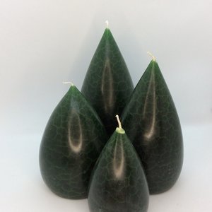 Barrick Design Candle Stout Crackle Evergreen