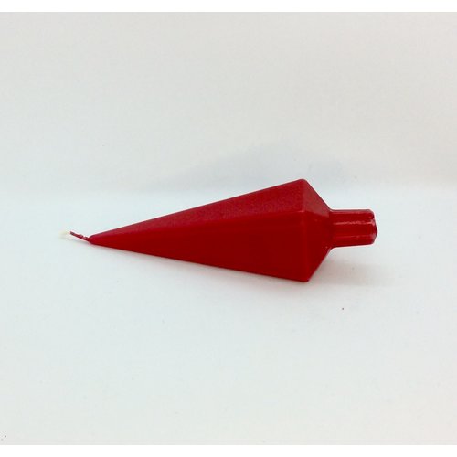 Diana Pyramid Candle Dark Red