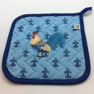 Now Designs Pot Holder Pair Rooster Francaise