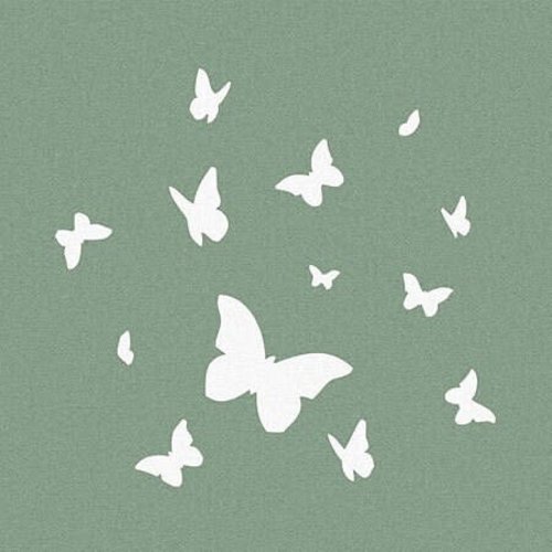 OCD Napkin Cocktail PAVIOT Butterfly Vert OCD Napkin Cocktail PAVIOT Butterfly Vert
