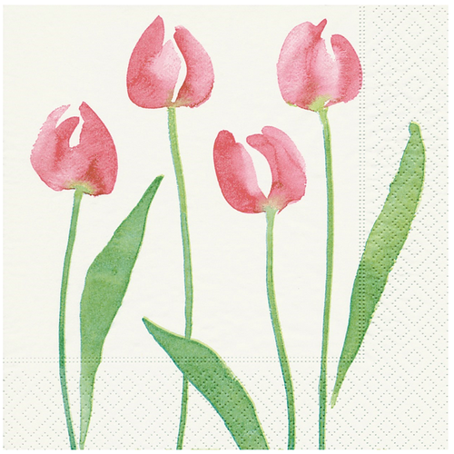 OCD Napkin Lunch Paper Watercolour Tulip OCD Napkin Lunch Paper Watercolour Tulip
