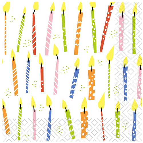 OCD Napkin Lunch Paper Birthday Candles OCD Napkin Lunch Paper Birthday Candles