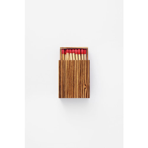 ADC GLAZE Handmade matchbox Zebrawood Small ADC GLAZE Handmade matchbox Zebrawood Small