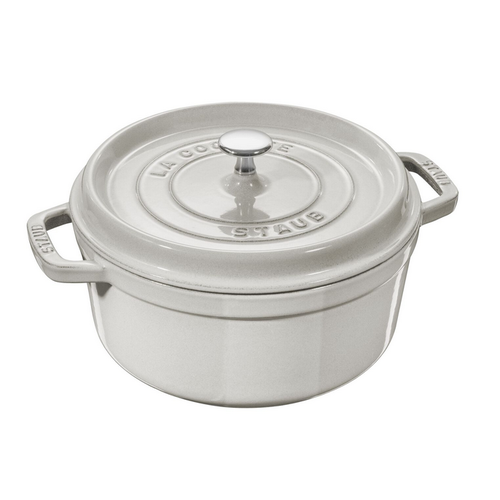 Staub Dutch oven round 7 qt STAUB White Truffle Staub Dutch oven round 7 qt STAUB White Truffle