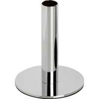 Candle Holder Metal - SILVER - 12.5 cm