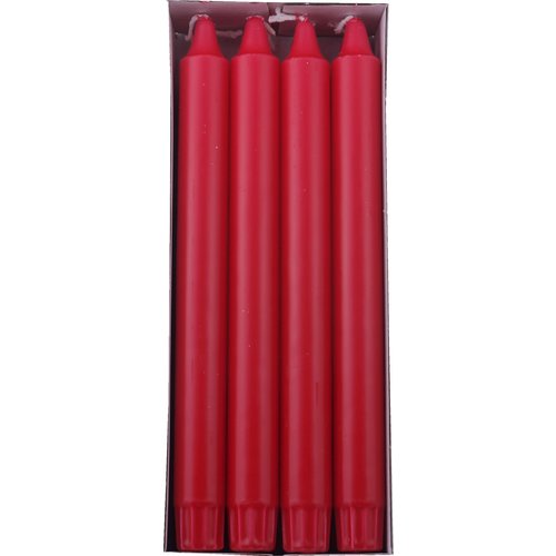 Carsim Stearin Candles 10” set/8 RED Carsim Stearin Candles 10” set/8 RED