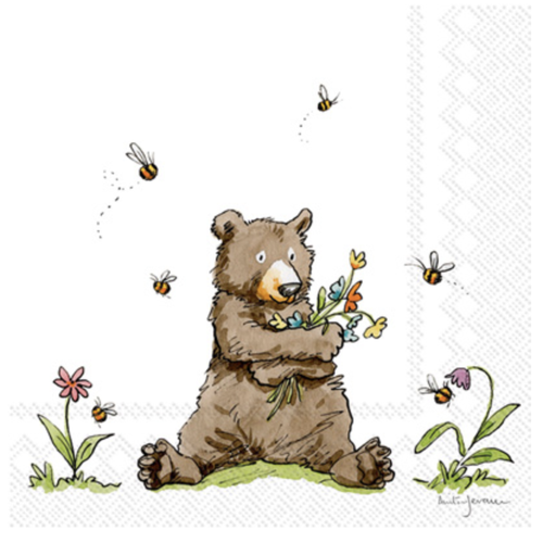 Carsim Napkin Lunch Paper HONEY BEAR Carsim Napkin Lunch Paper HONEY BEAR