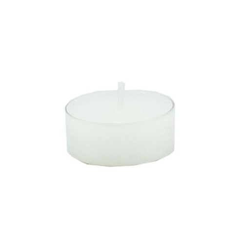 Carsim Tealight clear cup white TUB OF 20 Carsim Tealight clear cup white TUB OF 20