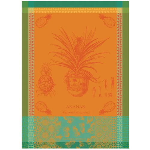 Garnier Thiebaut Garnier Thiebaut Tea Towel Ananas en Pot Jaune Soleil Garnier Thiebaut Garnier Thiebaut Tea Towel Ananas en Pot Jaune Soleil