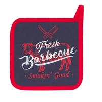 Pot Holder Pair BBQ