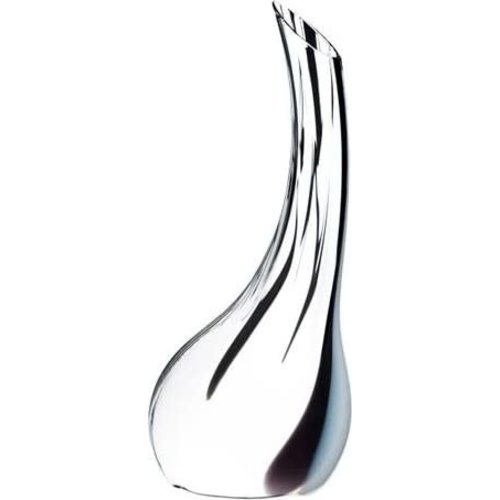 Riedel DECANTER CORNETTO SINGLE HAND MADE BLACK/WHITE OPTICAL Riedel DECANTER CORNETTO SINGLE HAND MADE BLACK/WHITE OPTICAL