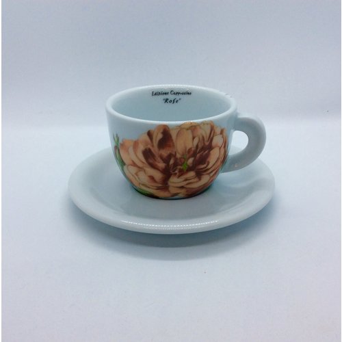 Ancap Cappuccino Cup and Saucer Rose Bonica '82 by D’Ancap Ancap Cappuccino Cup and Saucer Rose Bonica '82 by D’Ancap