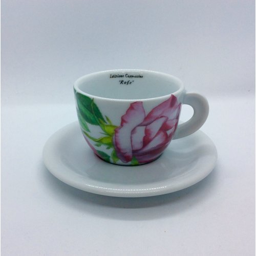 Ancap Cappuccino Cup and Saucer Rose Princess de Monaco by D’Ancap Ancap Cappuccino Cup and Saucer Rose Princess de Monaco by D’Ancap