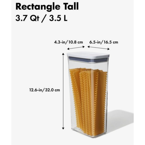 OXO OXO POP 2.0 Rect Tall Container 3.5L