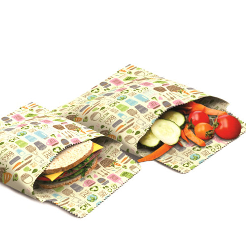 Now Designs Beeswax Sandwich Bag/ Set of 2 Now Designs Beeswax Sandwich Bag/ Set of 2