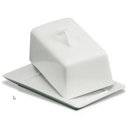 BIA Butter Dish White BIA Butter Dish White