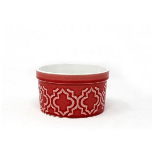 BIA Dominique Ramekin 175ml 6 oz RED BIA Dominique Ramekin 175ml 6 oz RED