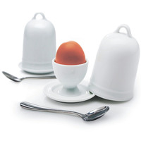 Egg Cup White With Dome Le Petit Dejeuner