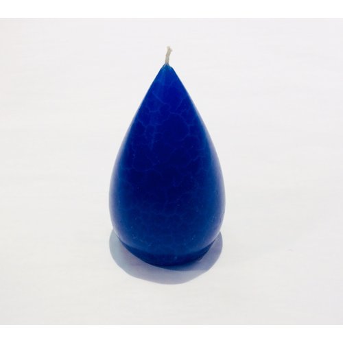 Barrick Design Candle Stout Crackle Cobalt