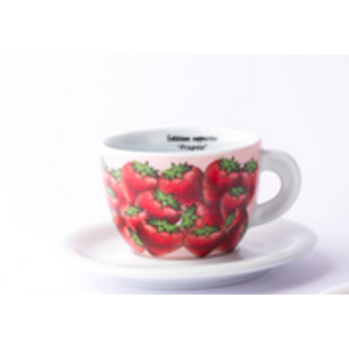Ancap FRAGOLE Espresso Strawberry Cup and Saucer