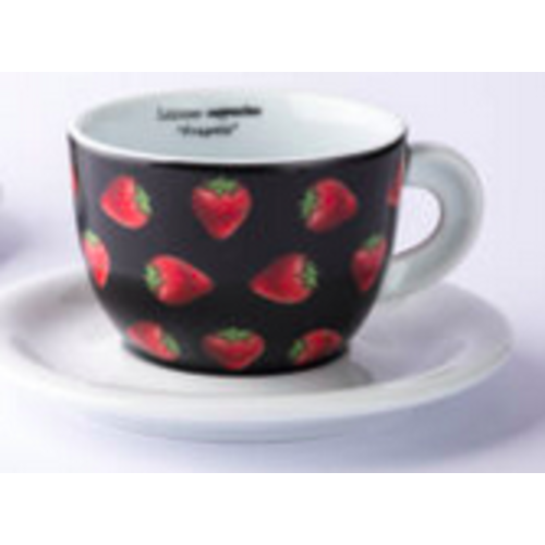Ancap FRAGOLE Espresso Strawberry Cup and Saucer