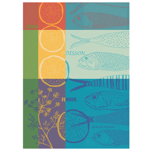 Garnier Thiebaut Garnier Thiebaut Tea Towel Poisson Aug Citron Ete 56 Garnier Thiebaut Garnier Thiebaut Tea Towel Poisson Aug Citron Ete 56