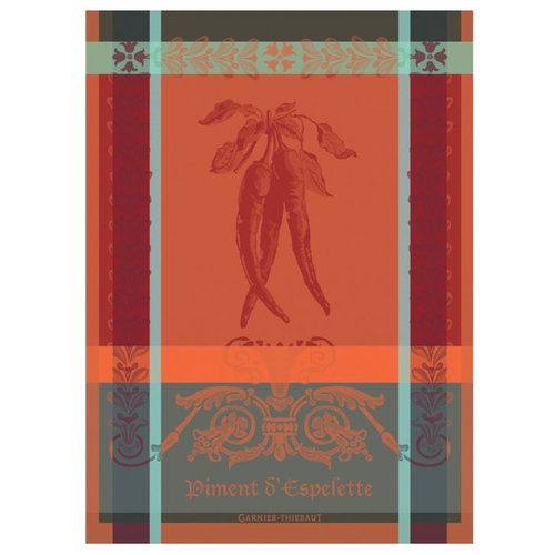 Garnier Thiebaut Garnier Thiebaut Tea Towel Piment D’Espelette Epices Garnier Thiebaut Garnier Thiebaut Tea Towel Piment D’Espelette Epices