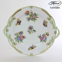 Cake Plate with Handle Queen Victoria