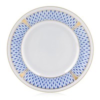 Bread and Butter Plate Art Deco Blue