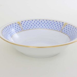 Herend Cereal Bowl Art Deco Blue