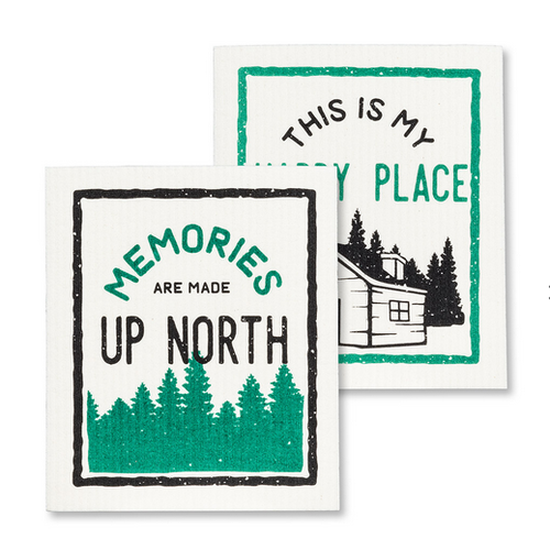 Abbott Swedish Cloth Happy Place/ Set of 2 Abbott Swedish Cloth Happy Place/ Set of 2