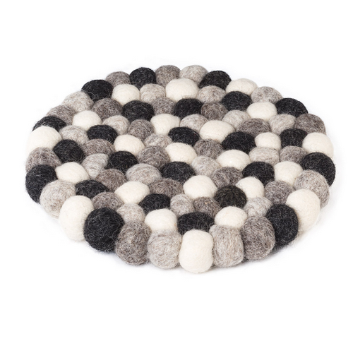 Abbott TRIVET Felt Ball - GREY - 8" Abbott TRIVET Felt Ball - GREY - 8"