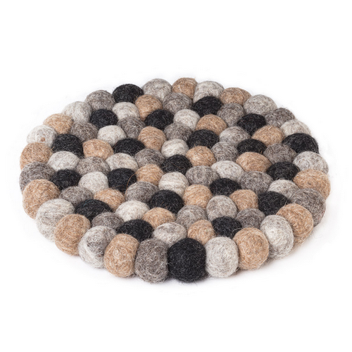Abbott TRIVET Felt Ball -TAUPE - 8" Abbott TRIVET Felt Ball -TAUPE - 8"