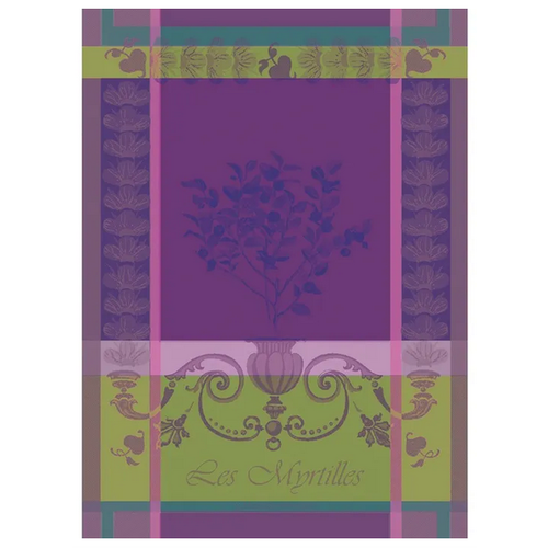 Garnier Thiebaut Garnier Thiebaut Tea Towel Myrtilles Violet Garnier Thiebaut Garnier Thiebaut Tea Towel Myrtilles Violet