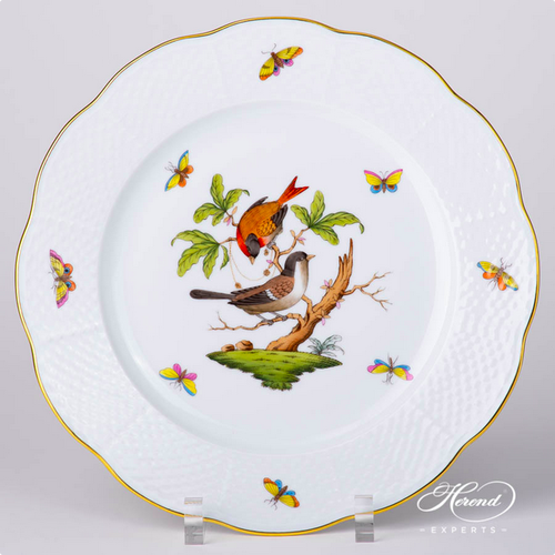 Herend Large Dinner Plate Rothschild Bird