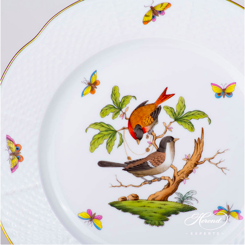Herend Large Dinner Plate Rothschild Bird