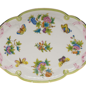 Herend Ribbon Tray Queen Victoria
