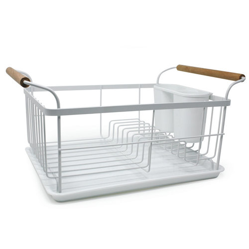 Danesco Dish Rack & Draining Board White Danesco Dish Rack & Draining Board White