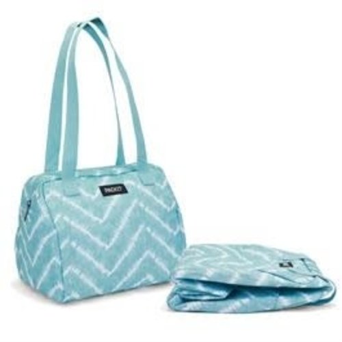 PackIt PACKIT Hampton Lunch Tote Aqua PackIt PACKIT Hampton Lunch Tote Aqua