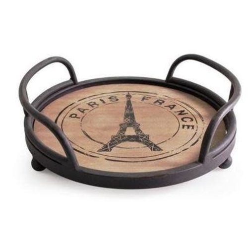 Natural Living “Paris” Round Serving Tray10” Natural Living “Paris” Round Serving Tray10”