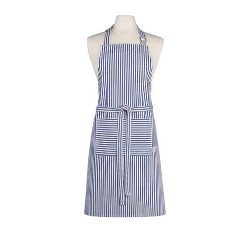 Danica Apron Chef Narrow Stripe Royal Danica Apron Chef Narrow Stripe Royal