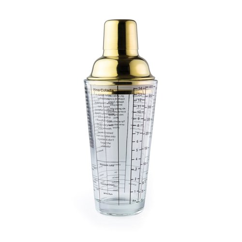 David Shaw Tableware Gold Cobbler Style Cocktail Shaker David Shaw Tableware Gold Cobbler Style Cocktail Shaker