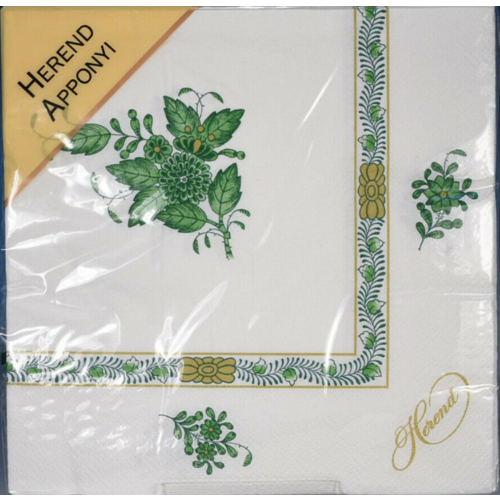 OCD Napkin Lunch Paper Herend Apponyi Green