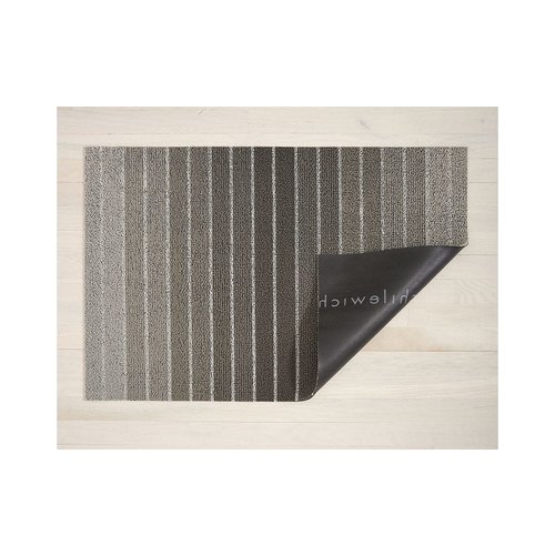 Chilewich Big Mat Block Stripe Shag TAUPE - 36x60 inches Chilewich Big Mat Block Stripe Shag TAUPE - 36x60 inches